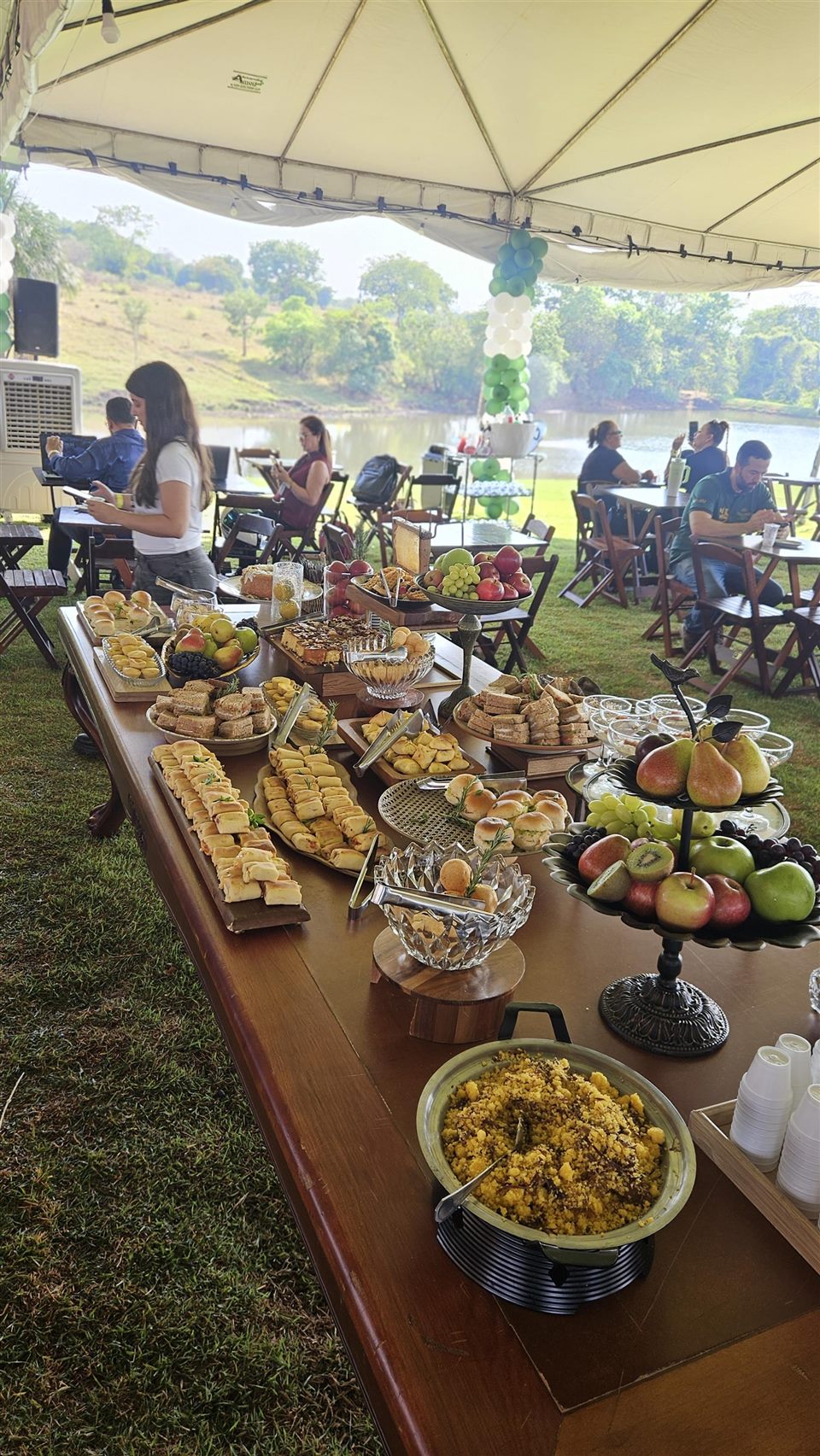 Ambientação e recepção no lançamento Villagio Siena